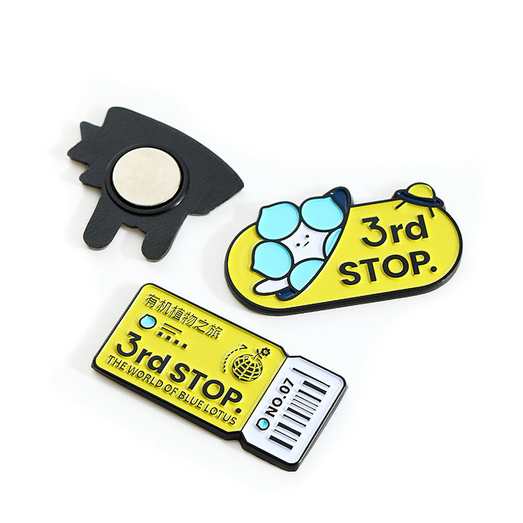 3D USA сүйкімді сувенир металл тоңазытқышының магниті механитін оятты