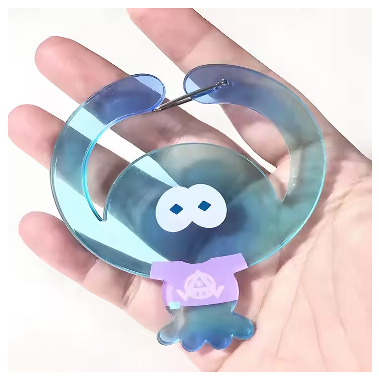 Жидінген Логотип Acrylic Carabiner жаңа жеке пішіні