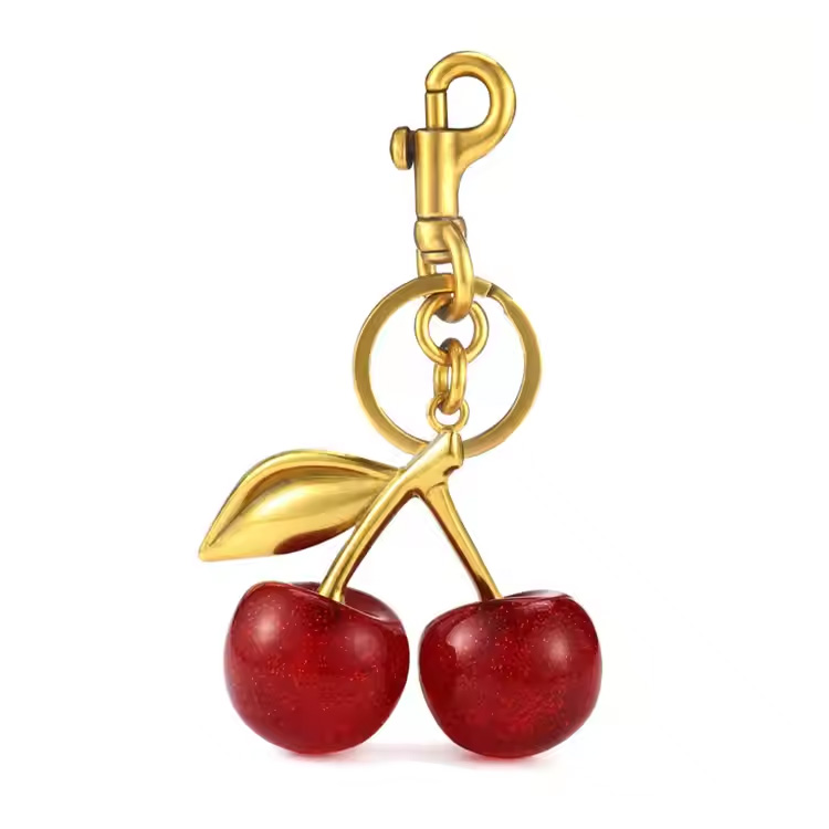 Fashion 3D Crystal Red Cherrery Жазғы мезгілдер