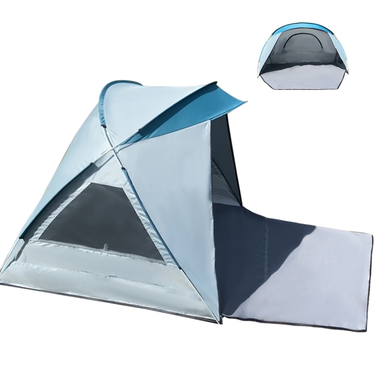 Жоғары сапалы 4-ересектерге арналған тез ашылатын ашық аспан астындағы ашық жағажай шатыры