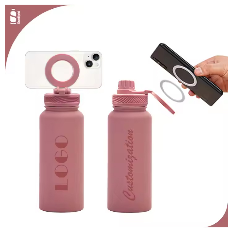 Идеялар 2025 Жеке логотип Waterbottle ішетін колба