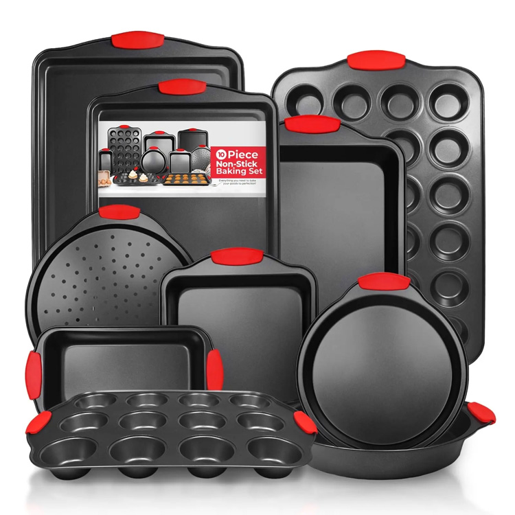 Пеш Pakeware Сөйлейтін көміртекті болат 10 дана Placeware жиынтығы