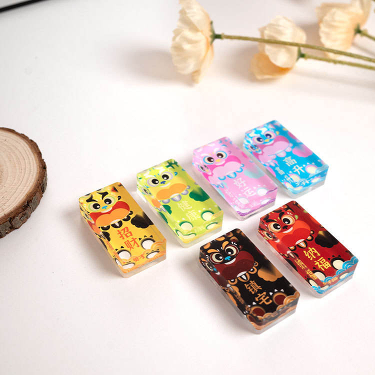 Жұмсақ магнит акрилді кірпіш тоңазытқыш магниттік жапсырмасы