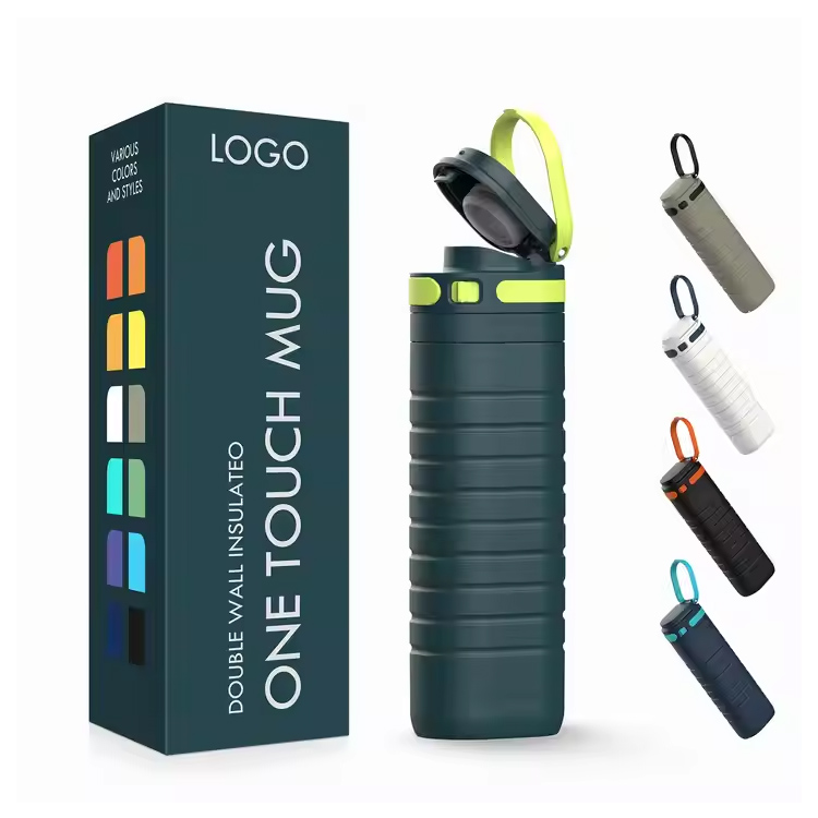 Қақпақты түртіңіз 500 мл Тот баспайтын болаттан жасалған вакуумды оқшауланған саяхат